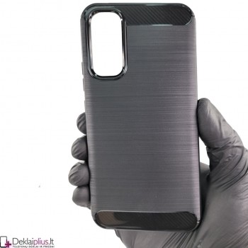 Carbon guminis dėklas - juodas (Samsung A34 5G) Carbon guminis dėklas - juodas (Samsung A34 5G)